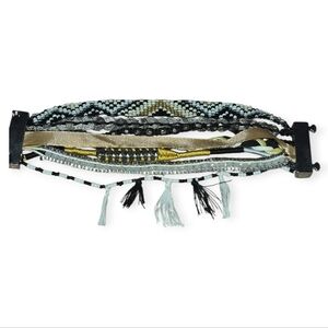 Butter NY Coachella Festival Boho-inspired magnetic multi-strand bracelet. NWT